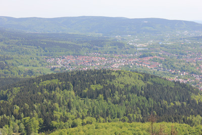 Blick vom Ruppberg auf Zella-Mehlis
